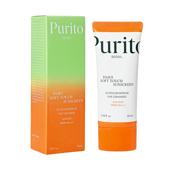 PURITO SEOUL, Daily Soft Touch Sunscreen, crema cu protecție solară, 60 ml - 2 | YEO