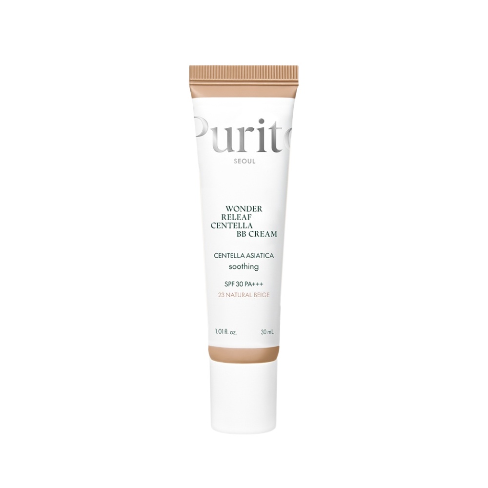 PURITO SEOUL, Wonder Releaf Centella BB Cream, #23 Natural Beige, crema bb hidratanta, 30 ml