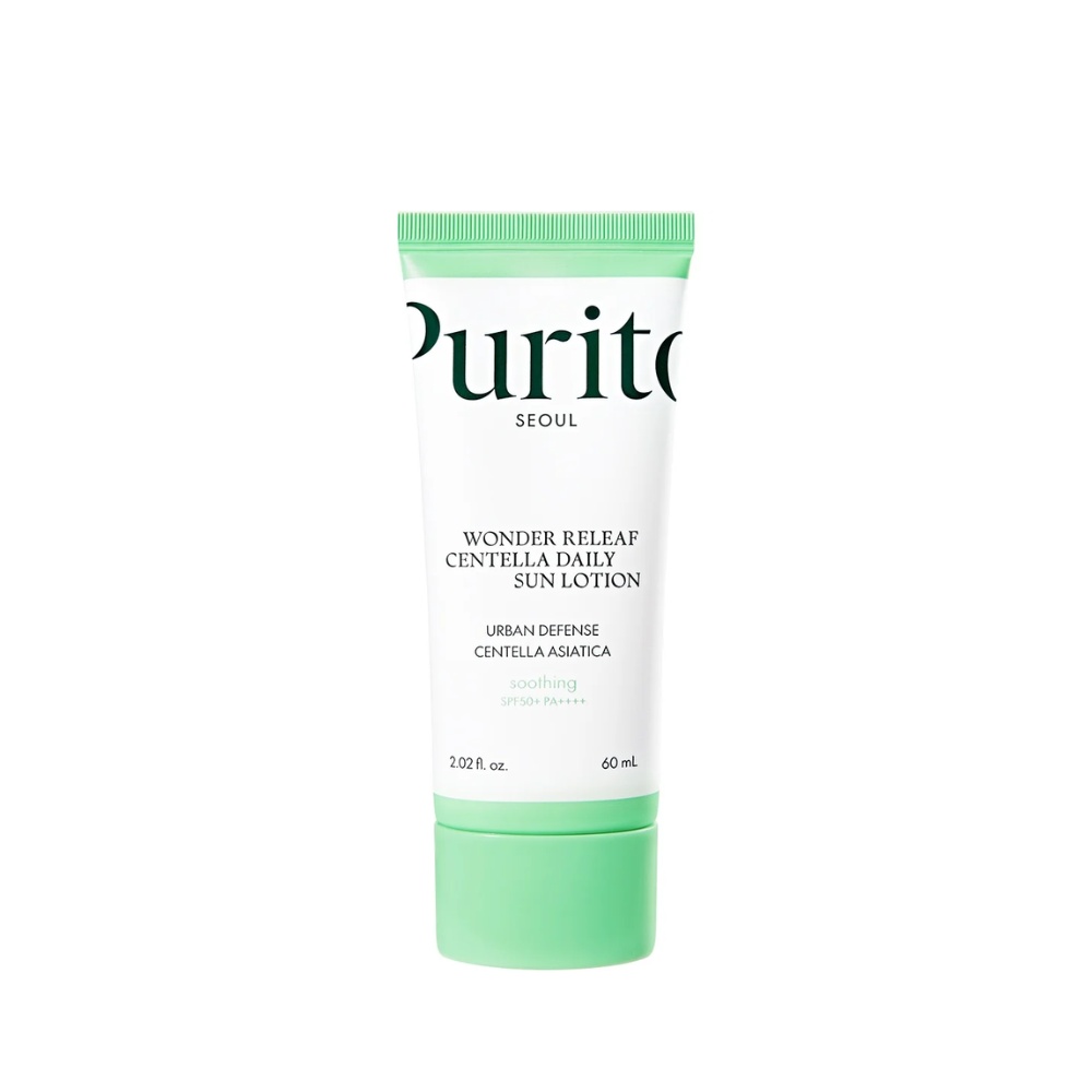 PURITO SEOUL, Wonder Releaf Centella Daily Sun Lotion, crema cu protecție solară, 60 ml