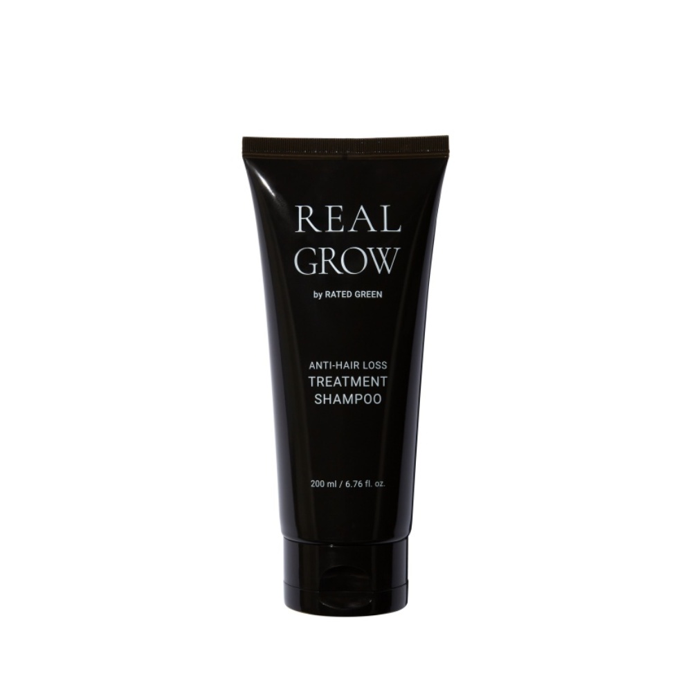 Rated Green, Real Grow Anti Hair Loss Extra Volume Shampoo, șampon împotriva căderii părului, 200 ml