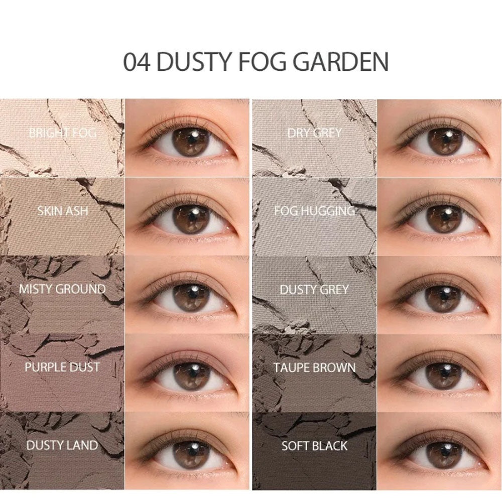 Rom&nd, Better Than Palette - Eye Shadow Palette - 04 Dusty Fog Garden , fard de pleoape , 8 g - 1 | YEO