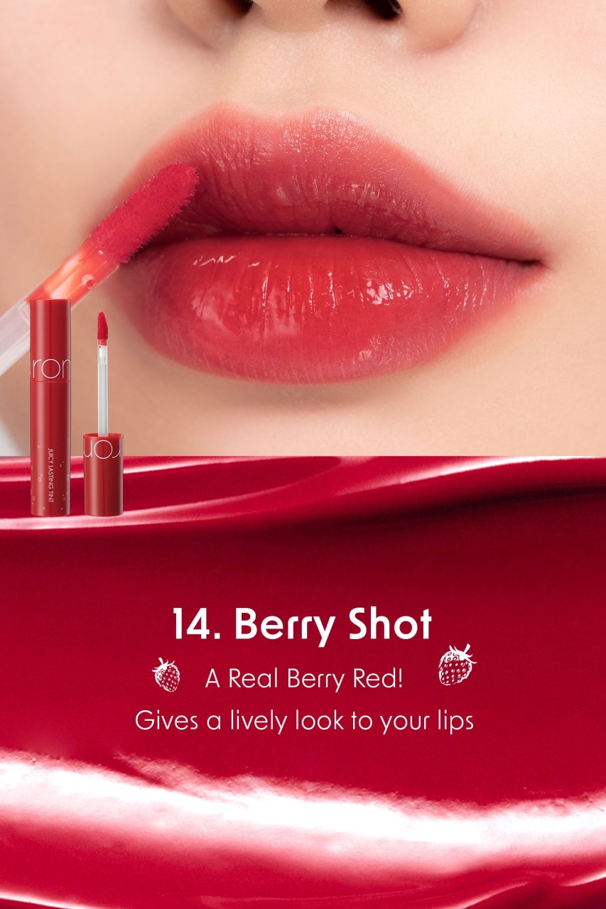 Rom&nd, Juicy Lasting Tint Sparkling Series - Lip Tint - 14 Berry Shot, gloss de buze , 5.5 g - 1 | YEO