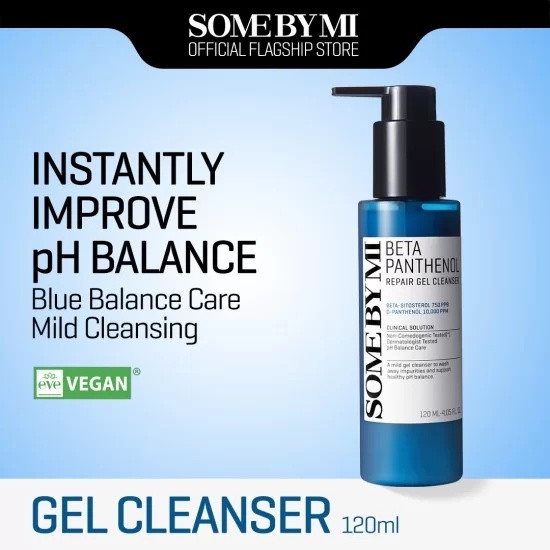 SOMEBYMI, Beta Panthenol Repair Gel Cleanser, gel de curățare, 120 ml