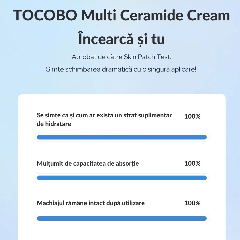 TOCOBO, Multi Ceramide Cream, cremă cu ceramide, 50 m - 3 | YEO