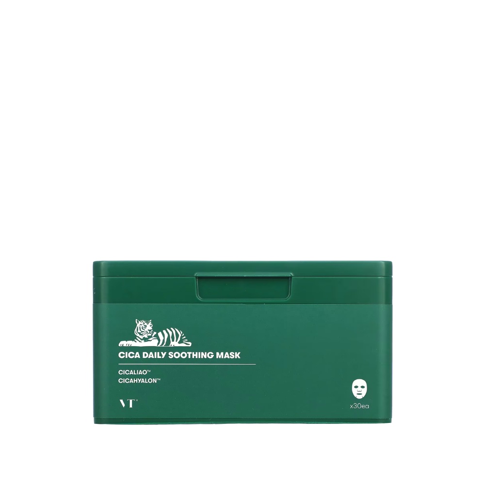 VT COSMETICS, VTCICA Daily Soothing Mask, masti pentru ten, 30 buc