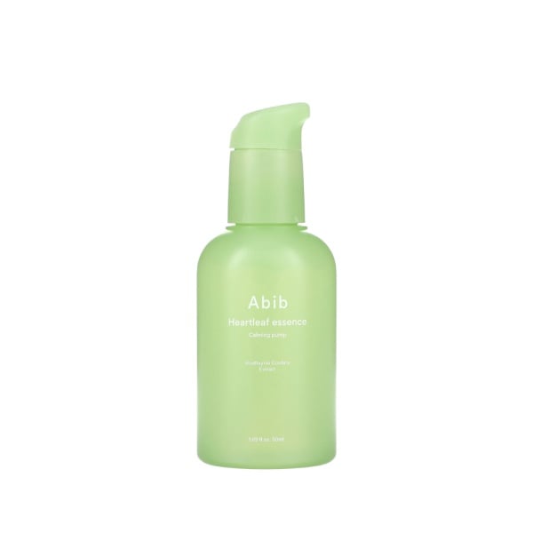 Abib, Heartleaf Essence Calming Pump, esență calmantă cu extract de Houttuynia Cordata, 50 ml