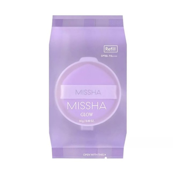 MISSHA, Glow Layering Fit Cushion Refill (No.17 Ivory), rezervă fond de ten, 14 g
