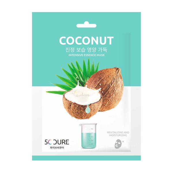 Jkosmec, Coconut Intensive Essence Mask, mască intensă cu esență de cocos, 25 ml