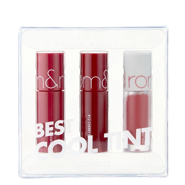 Rom&nd, Best Tint Edition - Lip Tint Set - 02 Cool Tone Pick , nuanțator de buze , 3x2g