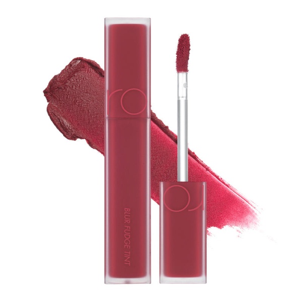 Rom&nd, Blur Fudge Tint - Smoothing Lip Tint - 06 Mauvish , ruj lichid de buze cu un finisaj mat, 5 g