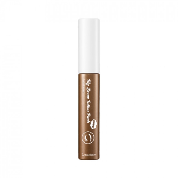 BERRISOM, Oops My Brow Tattoo Pack_02 Latte Brown, setul pentru tatuarea sprâncenelor, 10 g