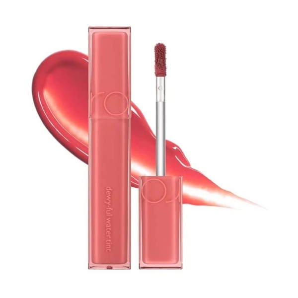 Rom&nd, Dewyful Water Tint - Water Lip Tint - 01 In Coral , gloss de buze pentru volum, 5 g