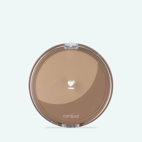Rom&nd, Better Than Shape - Face Bronzer - 02 Walnut Grain , pudră de conturare a feței, 9.5 g
