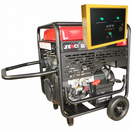 Generator de curent monofazat SC13000-EVO-ATS Putere max. 11 kW Panou de automatizare