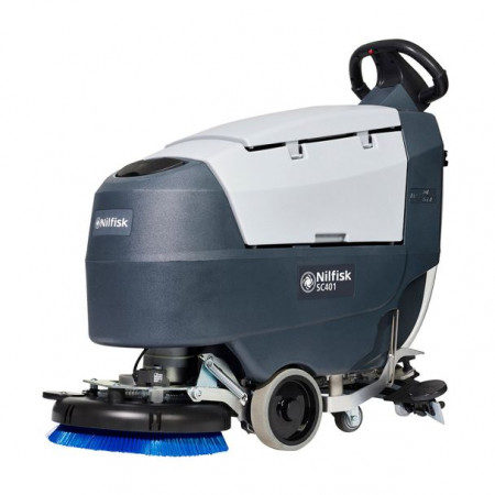 Masina de curatat pardoseli Nilfisk SC401B FULL, cu acumulator, 24 V, 450 W, latime de lucru 430 mm