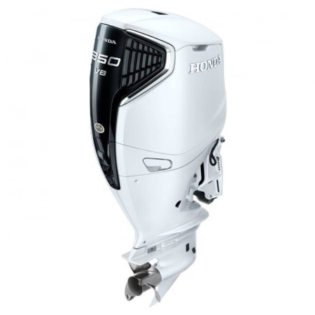 Motor termic HONDA BF350D UCDU V8 White 350CP, DBW, cizma ultra lunga 765mm, elice contrarotanta