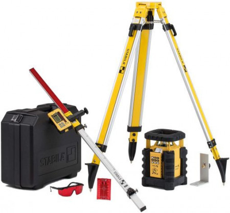 Nivela laser rotativ Stabila cu reglare prin inclinare receptor Set LAR 350