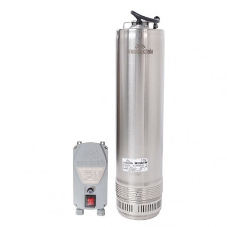 Pompa submersibila centrifugala multietajata Wasserkonig SI83110/5, diametru 5", putere 1900 W, debit 6600 l/h, inaltime refulare 83 m
