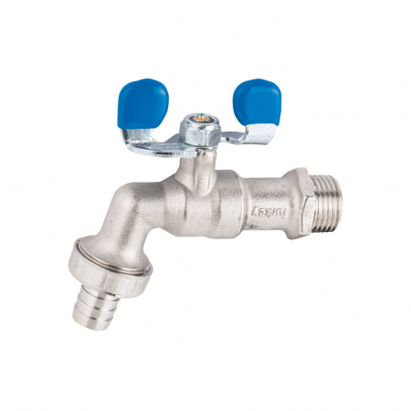 Robinet dublu servici cu maner fluture, FE, PN25, 3/4", KAS