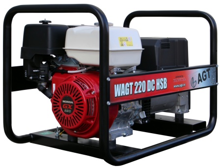 Generator de curent si sudura AGT, WAGT 220 DC HSB, 6.5 kVA, 6.1 l