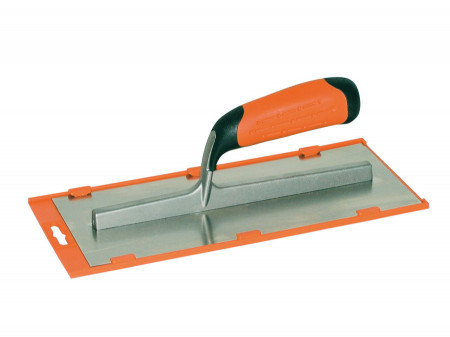 Gletiera INOX tesita cu montura de aluminiu, maner bimaterial 350×100