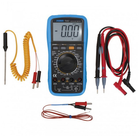 Multimetru digital T053, Fervi
