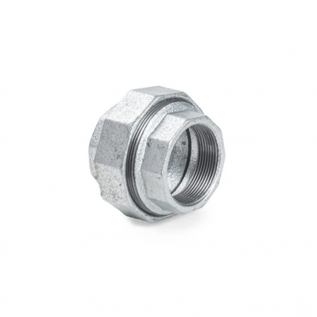 Olandez zincat FF cu garnitura, 1 1/4", KAS