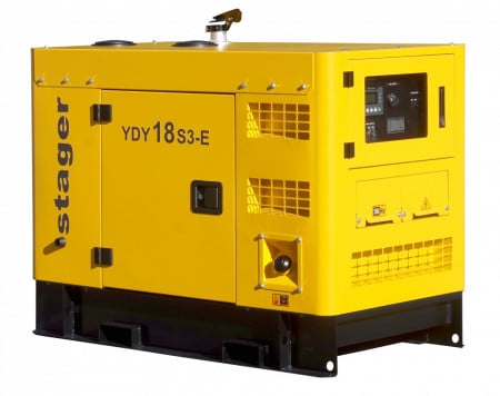 Stager YDY18S3-E Generator insonorizat diesel trifazat 16kVA, 23A, 1500rpm