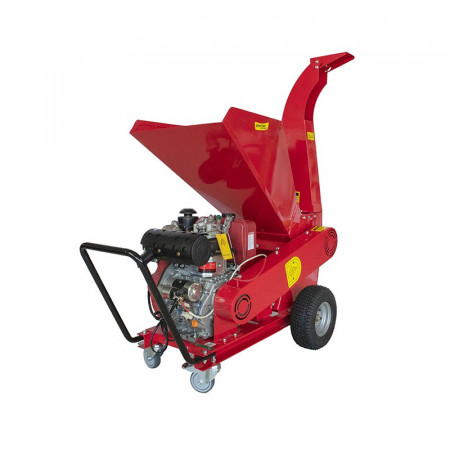 Tocator de crengi pe motorina Breckner TC 13-90-LDE cu pornire electrica, 13 CP, grosime maxima crengi 90 mm, 195 kg