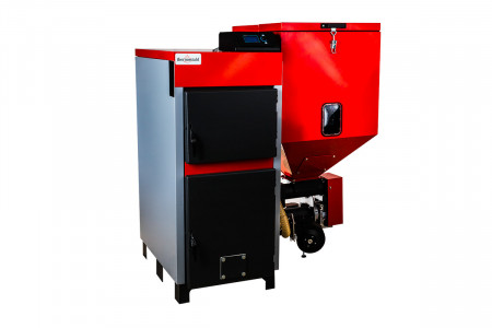 Cazan policombustibil biomasa-pellet, cu aprindere manuala, ECO BIO 60, Thermostahl, 60 kW