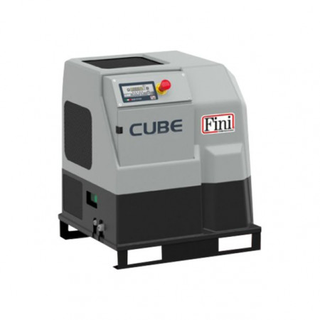 Compresor cu surub Fini CUBE 7.5-10 ES, 7.5 kW, 10 bar, 1050 l/min, cu uscator
