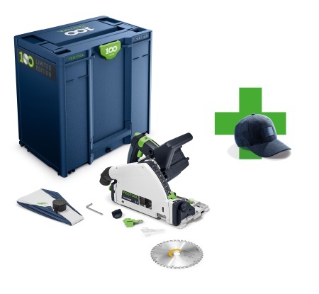 Ferastrau circular , cu acumulator, în ediţie aniversară la împlinirea a 100 de ani TSC 55 KEB-Basic 100Y Limited Edition, Festool