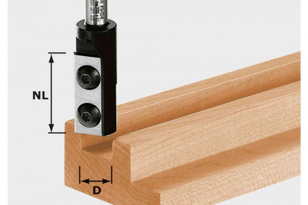 Festool Freză de canelare cu plăcuţe amovibile HW D18/30 S8