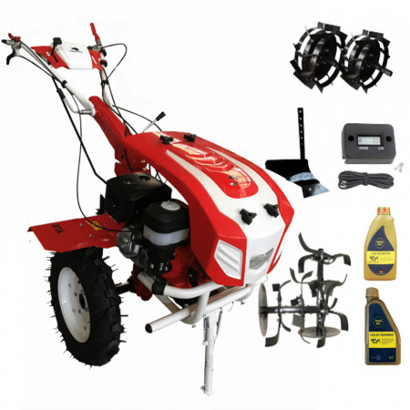 Motocultor Bisonte BTA-10SG, 10 CP, benzina, 2+1 viteze + accesorii (Pachet 1)