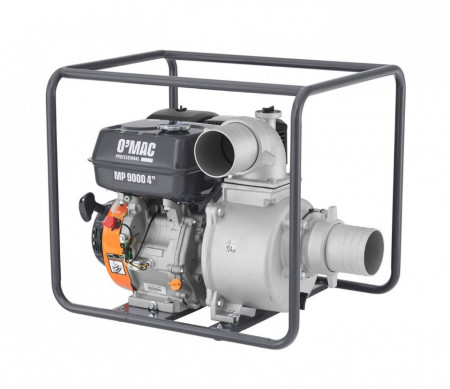 O'Mac Motopompa apa OMAC MP 9000, motor benzina, 4 timpi, 270 CC, 6.7 kW, 9 CP, inaltime de refulare 30 m, adancime de absorbtie 6 m UMP90P19B4TOM/0018
