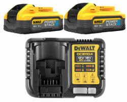 Set incarcator si acumulator 2x5Ah DeWalt DCB1104H2-QW