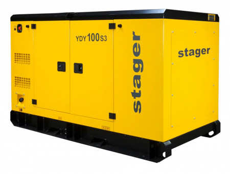 Stager YDY100S3 Generator insonorizat diesel trifazat 91kVA, 131A, 1500rpm