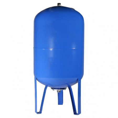 Vas de expansiune vertical Wassertechnik WTH100VBLUE, apa rece, volum 100 l, presiune max.10 bari, cu suport