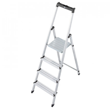 SCARA KRAUSSE MONTO "SOLIDY" DUBLA CU TREPTE PE O PARTE, 4 TREPTE, KR-126221