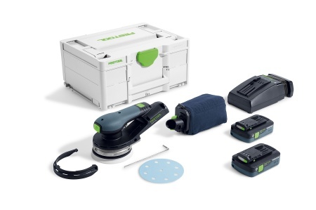 Şlefuitor cu excentric cu acumulatori ETSC 2 125 4,0 I-Plus, Festool