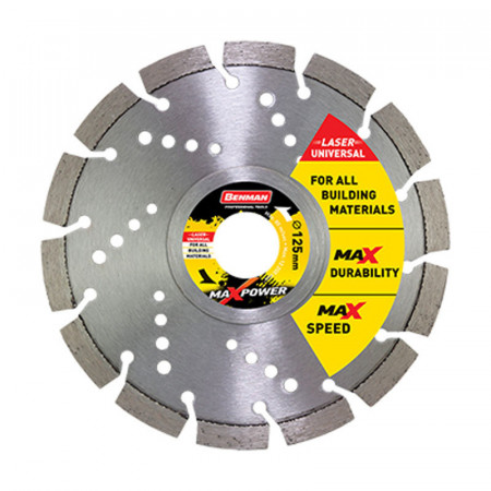 Disc diamantat Benman 74489, laser 230 x 2.6 X 10w