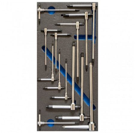 Set 11 chei torx in "T" TM01/009, Fervi