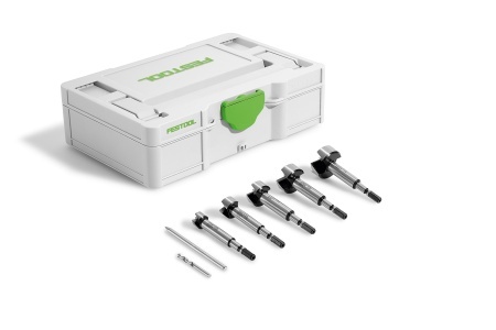 Set de capete de burghiu Forstner SYS3 S 76-FB CE-SORT/5, Festool