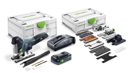 Ferastrau vertical cu acumulator CARVEX PSC 420 HPC 4,0 EBI-Set, Festool