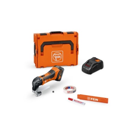 Foarfece de tăiat tabla cu acumulator până la 1,6 mm, ABLS 18 1.6 E AS, set 1x5Ah, Fein