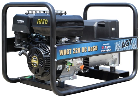 Generator de sudura AGT, WAGT 220 DC RaSB, Rato, electrod 4 mm, curent max de sudura 200 A , pornire la sfoara, 15 CP