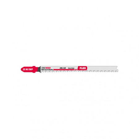 Set 3 lame pentru fierastrau pendular Flex 490148, JS 90 SWP VE 3, pentru lemn moale, coada tip T, 90 mm