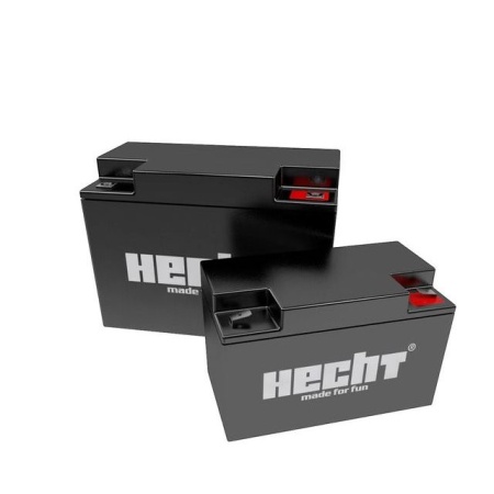 Baterie electrica fara intretinere HECHT 005484, Pb-acid, 12 V, 4 Ah, 91x71x10 mm, pentru masini de tuns iarba