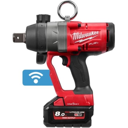 Cheie de impact M18ONEFHIWF1-802X, 1˝ ONE-KEY™ M18 FUEL™, cuplu ridicat și inel de fixare