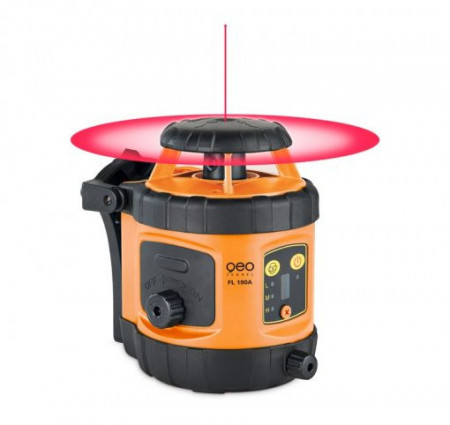 Nivela laser rotativ GeoFennel cu autonivelare pe orizontala si reglare manuala pe verticala FL 190A